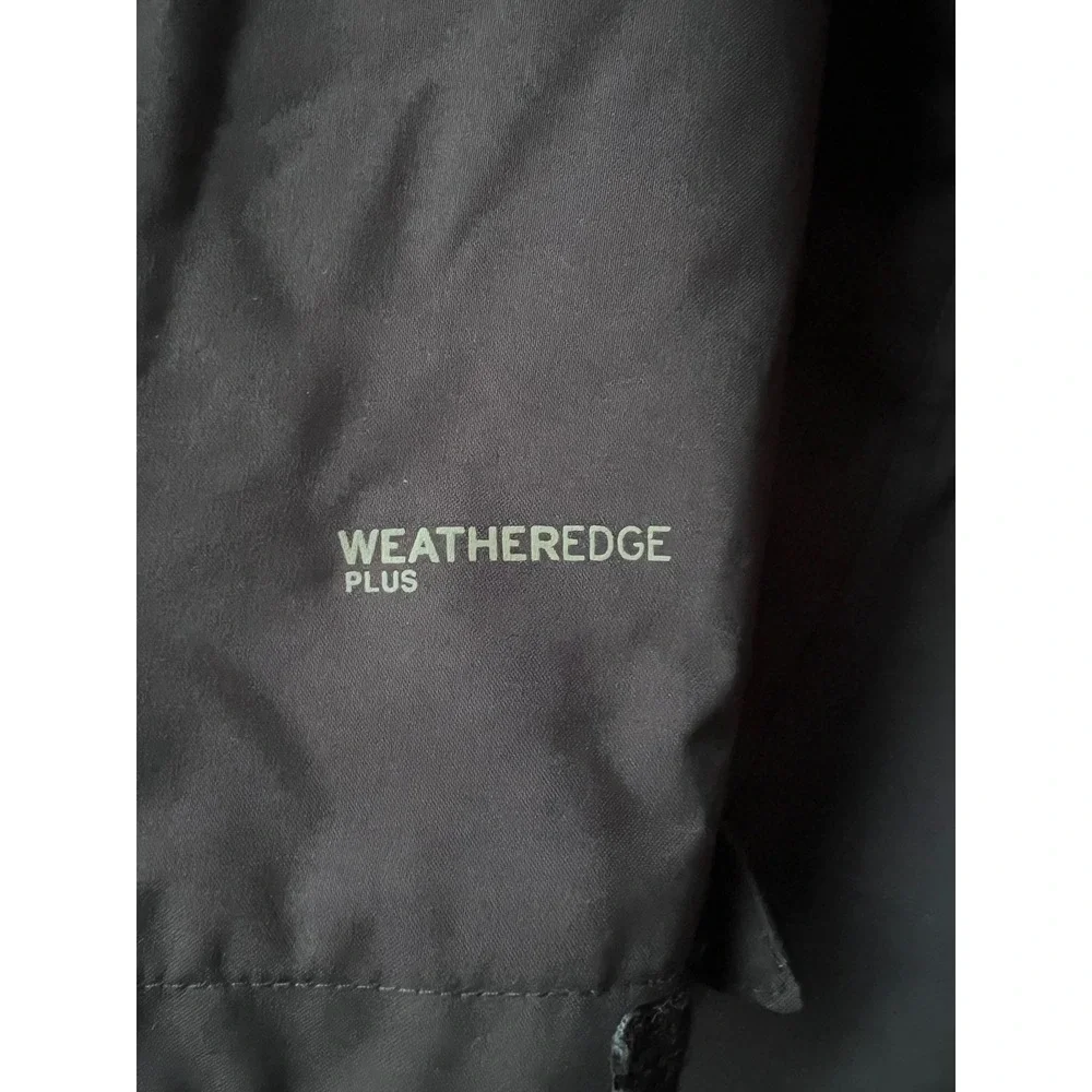 Eddie Bauer Mens L Black Hooded‎ Weatheredge Jacket